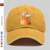 pc Unisex Playful Cat and Fish Pattern Print Baseball Cap Ideal Decorative Hat for Pet Lovers Multiple Colors Available Comf