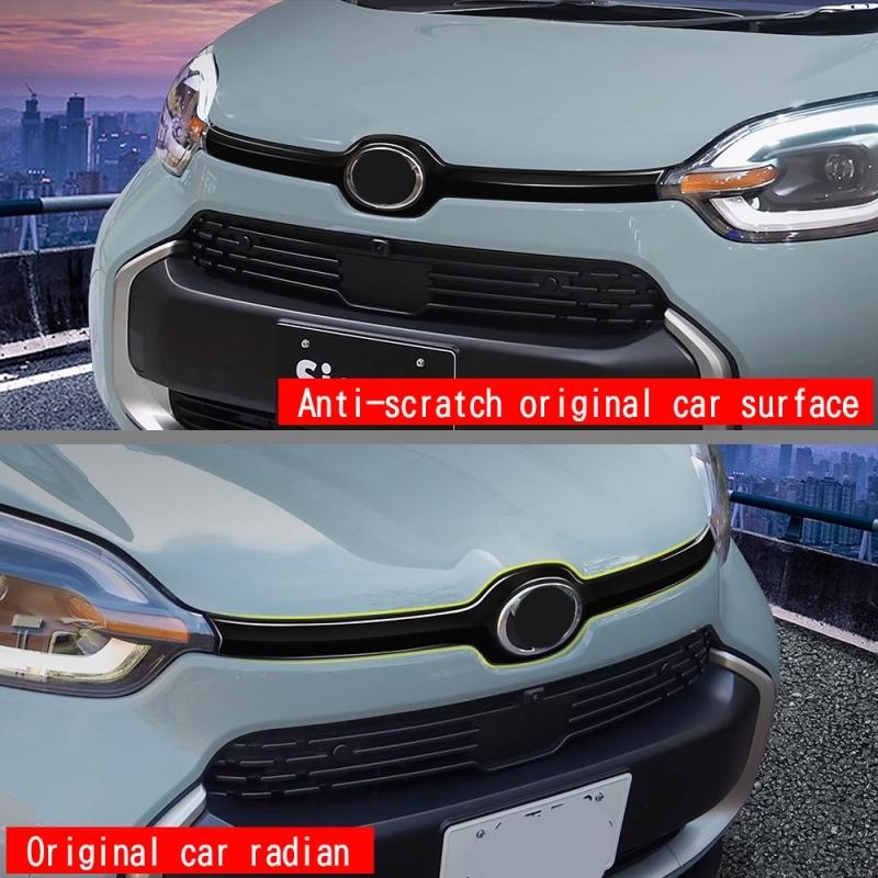 Для Toyota sienta 10 серии ABS Хром Передняя решетка двигателя Верхняя накладка капота Отделка Автомобиль Внешние аксессуары
