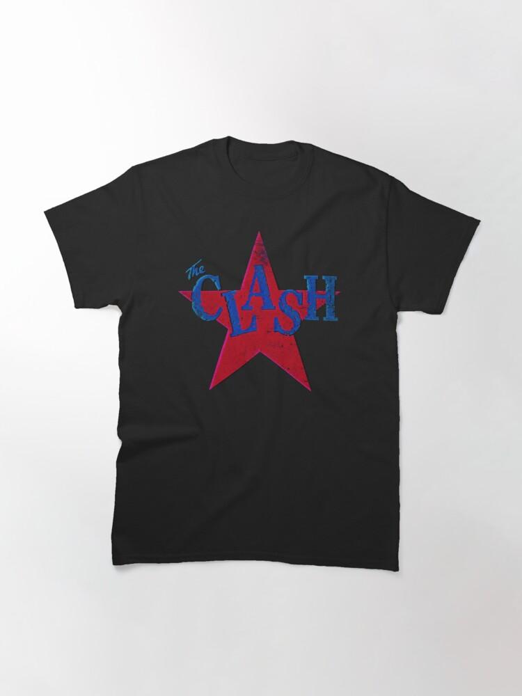 The Clash the clash distressed offset star graphic Classic T-Shirt