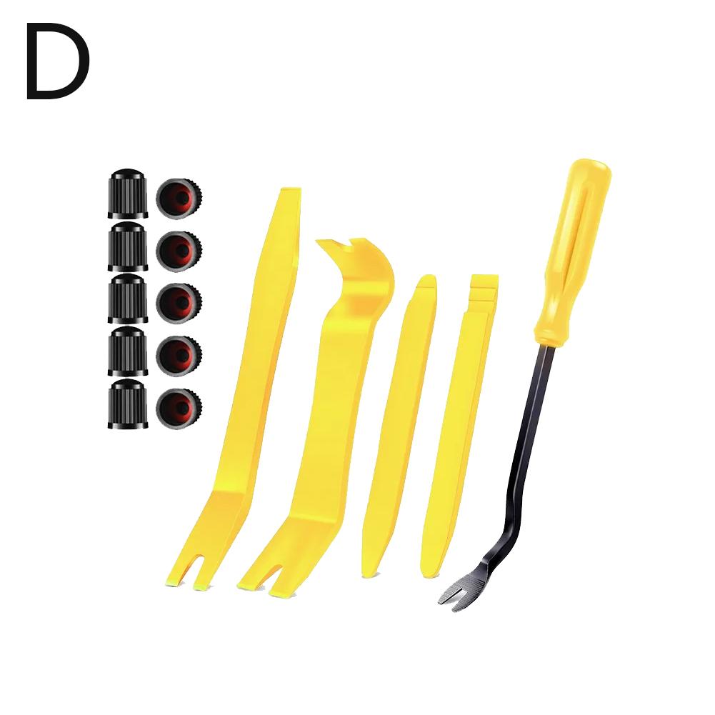 5 шт./компл. Набор инструментов для снятия автомобильной дверной панели с клипсой, радиоприемника, разборка автомобиля, ремонт пластиковых качелей для салона автомобиля