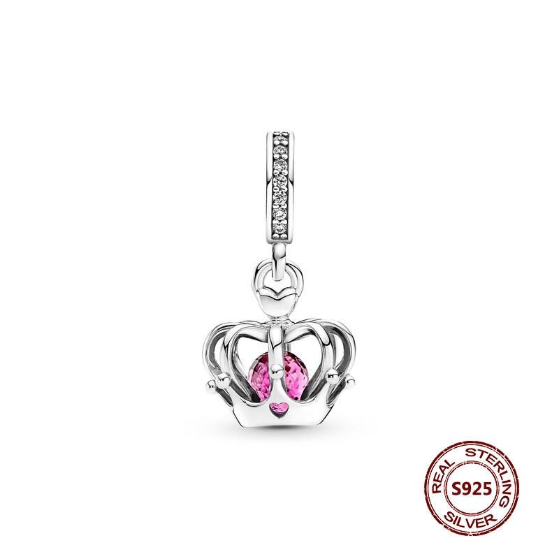 Подвески-хамелеоны, подходят модные оригинальные браслеты, серебро 925 пробы, циркон, осьминог, черепаха, бусина, бабочка, светлячок, подвеска, DIY изготовление ювелирных изделий