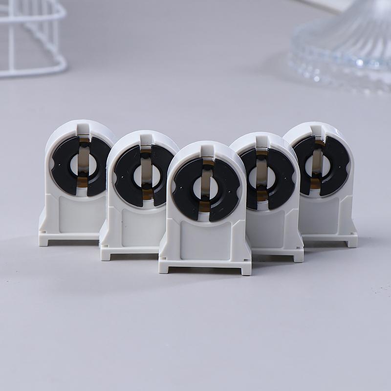 5 шт. T8/G13 люминесцентный патрон лампы термостойкий держатель лампы держатель трубки света бытовой держатель трубки света для домашнего офиса