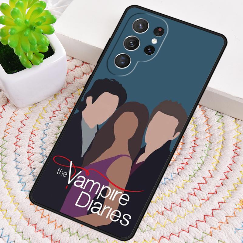 Чехол для телефона Damon Elena The Vampire Diaries для Samsung Galaxy note 10 pro S26 Ultra S23 S24 FE S25 S21 S22 PLUS ударопрочный