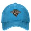 Унисекс Женская Винтажная Бейсболка Van Halen 59903354 Классическая Потертая Стиранная Snapback Кепка Регулируемая