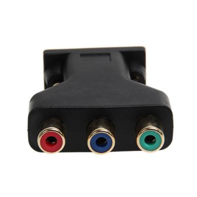 Женщина адаптера 3Rca Vga Rca видео- к адаптеру компонента преобразователя Vga Pin 15 Hd