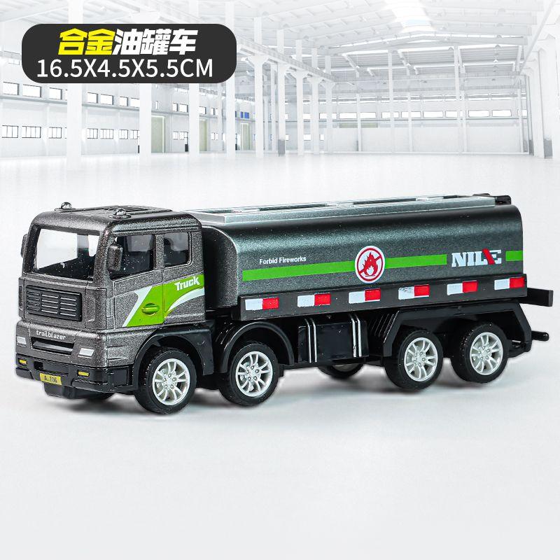 Детский набор инженерной техники из сплава Экскаватор Развивающие игрушки для мальчиков 2-4 лет 6 Кран Каток Бетономешалка