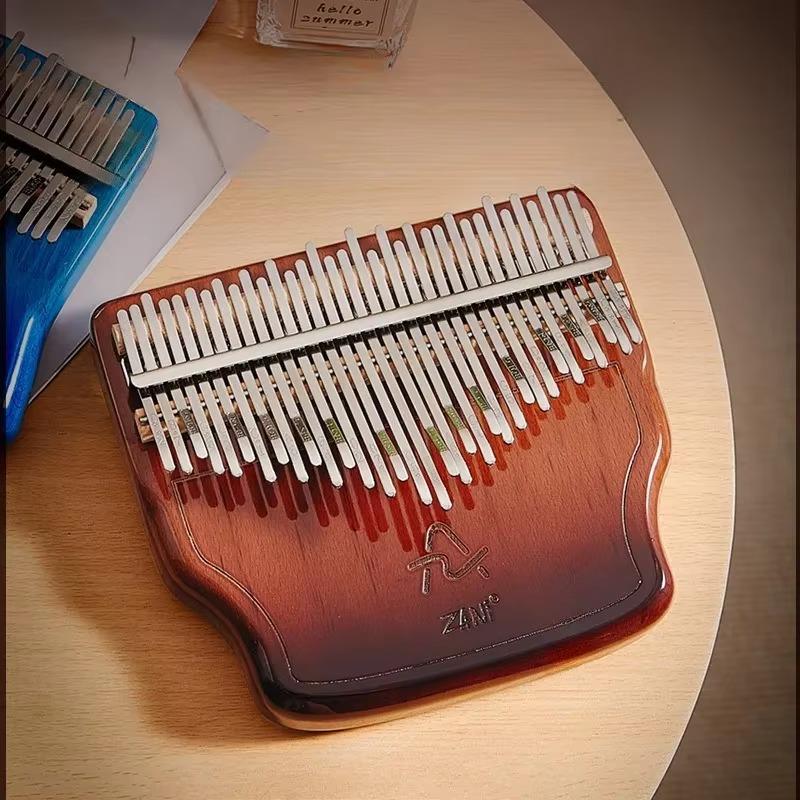 Деревянное thumb piano 34-тональное Йога Медитация Калимба Звуковая терапия Упражнения для начинающих Творческий праздничный подарок Исцеляющие Музыкальные клавишные инструменты