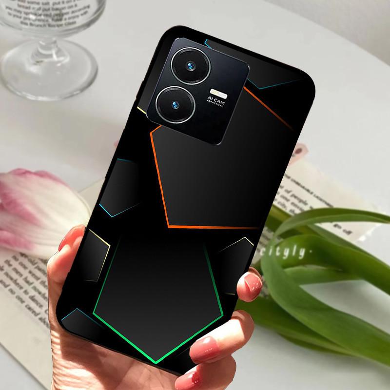 Для Vivo Y22S 2022 Чехол Ударопрочный Мягкий ТПУ Силиконовый Чехол для Телефона Для Vivo Y22 Y 22 V2207 Y22S V2206 Funda Capa Мультяшный Vivoy22