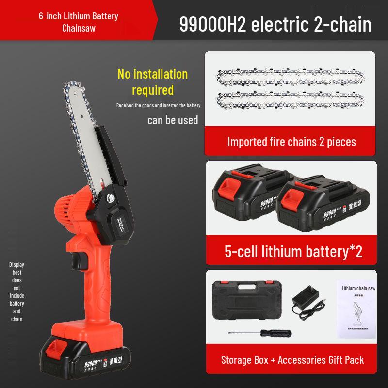 High-Power Lithium Electric Saw for Easy Pruning - Multi-Functional Tree Saw for Middle-Aged and Elderly Users