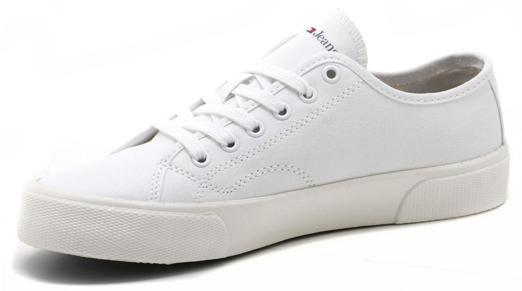 Tommy Jeans Trampki Damskie Białe Sznurowane Z Logo 38 3F6G1* Eu38 3_6 Tna