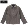 PJC KAZUKO ONISHI Brown Cotton Silk Shrunken Reversible Jacket Jacket M BrownUsed
