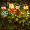 Solar Christmas Light Led Snowman Elk Penguin Outdoor Light Garden Lawn Decorative Light