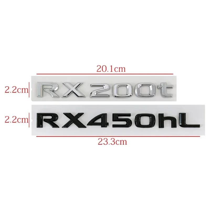 2026 Горячие Внутренние Наклейки ABS Наклейки на Автомобиль Для Lexus RX450hL RX200t RX450h ES200t Логотип с Буквами Крыло Боковая Часть Кузова Задний Багажник Эмблема