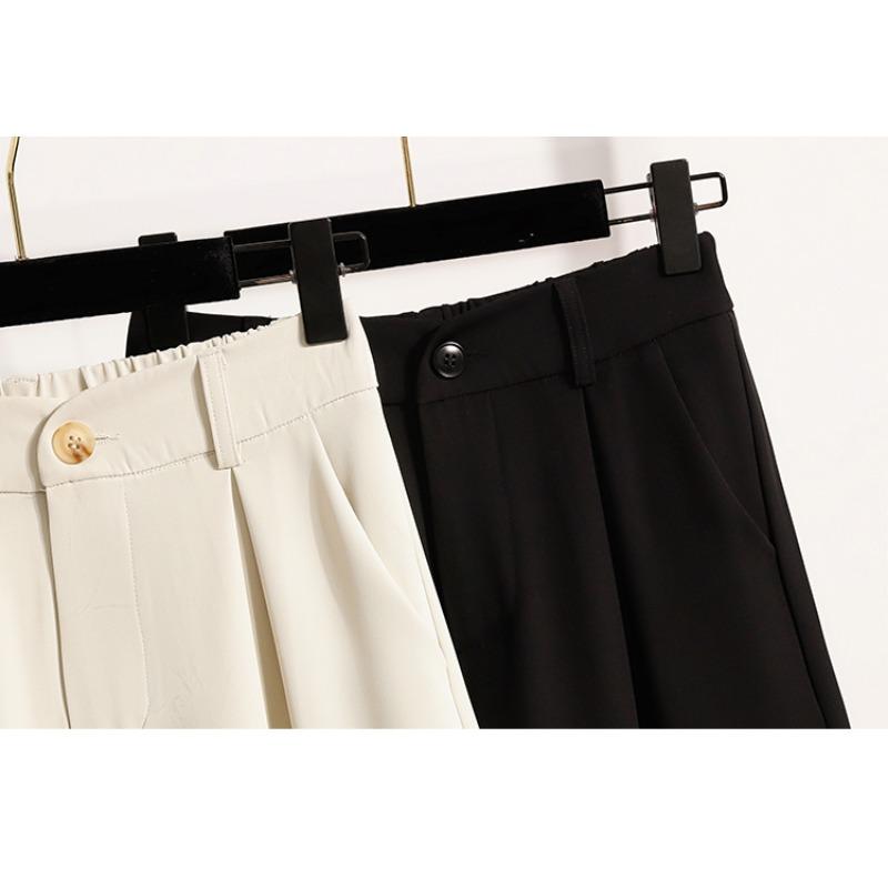 DIMANAF 2025 Шорты больших размеров Летние женские с высокой талией Свободные Повседневные Короткие брюки Базовые Брюки гаремы Широкие брюки Новинка