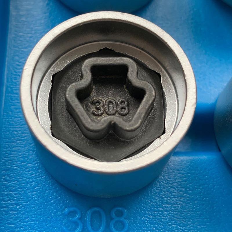 For Mercedes-Benz Class A/B/C/E/GL/S Anti-theft Screw Sleeve Tire Screw Removal Tool Key Body Kits Automobiles Accessories