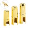 Universal Brass Goldplated Alto / Soprano / Tenor Saxophone Mouthpiece CapProtective Cap for Metal Sax Mouthpiece