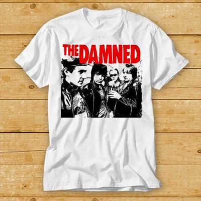 The Damned 1977 UK Tour Ограниченное издание Футболка 2456