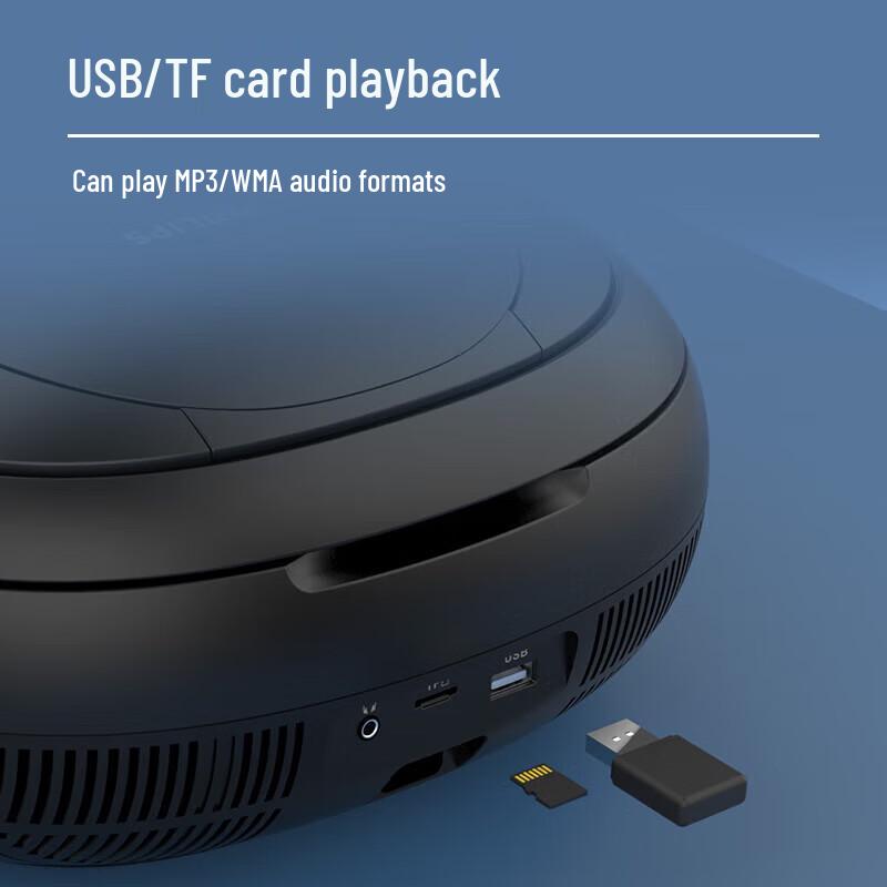 Philips AZ5468 Портативный Bluetooth CD-плеер CN вилка (адаптер в комплекте) (Китайская версия)
