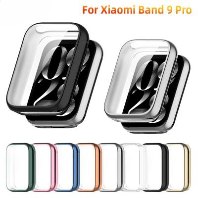 Защитный чехол для Xiaomi Mi Band 9 Pro, мягкий чехол для лица из ТПУ, защитный бампер со всех сторон, аксессуары для MiBand 9 Pro