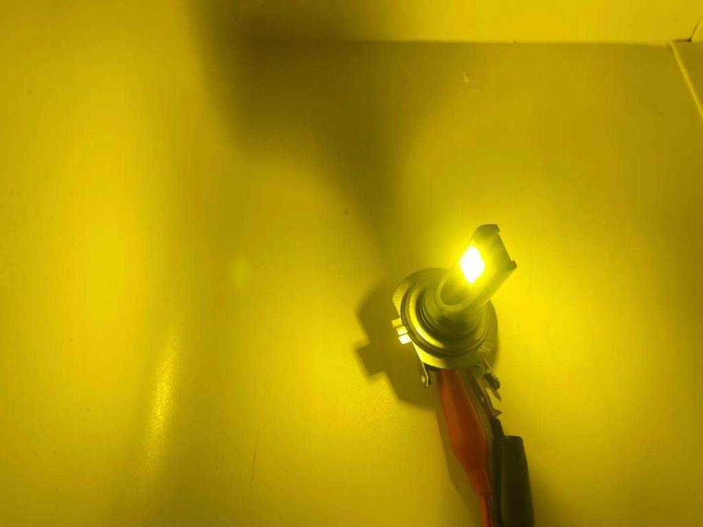 Headlight LED Car LED Car Light H3 LED Fog Lemon Yellow Yellow Green LED Fog Lamp H3 Fog Light Equipped with CSP Chip High Brightness Fan Cooling