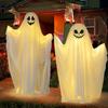 1 Set Glowing Ghost Ornament Durable Spooky Festive LED Ghost Prop for Halloween Parties Decorations