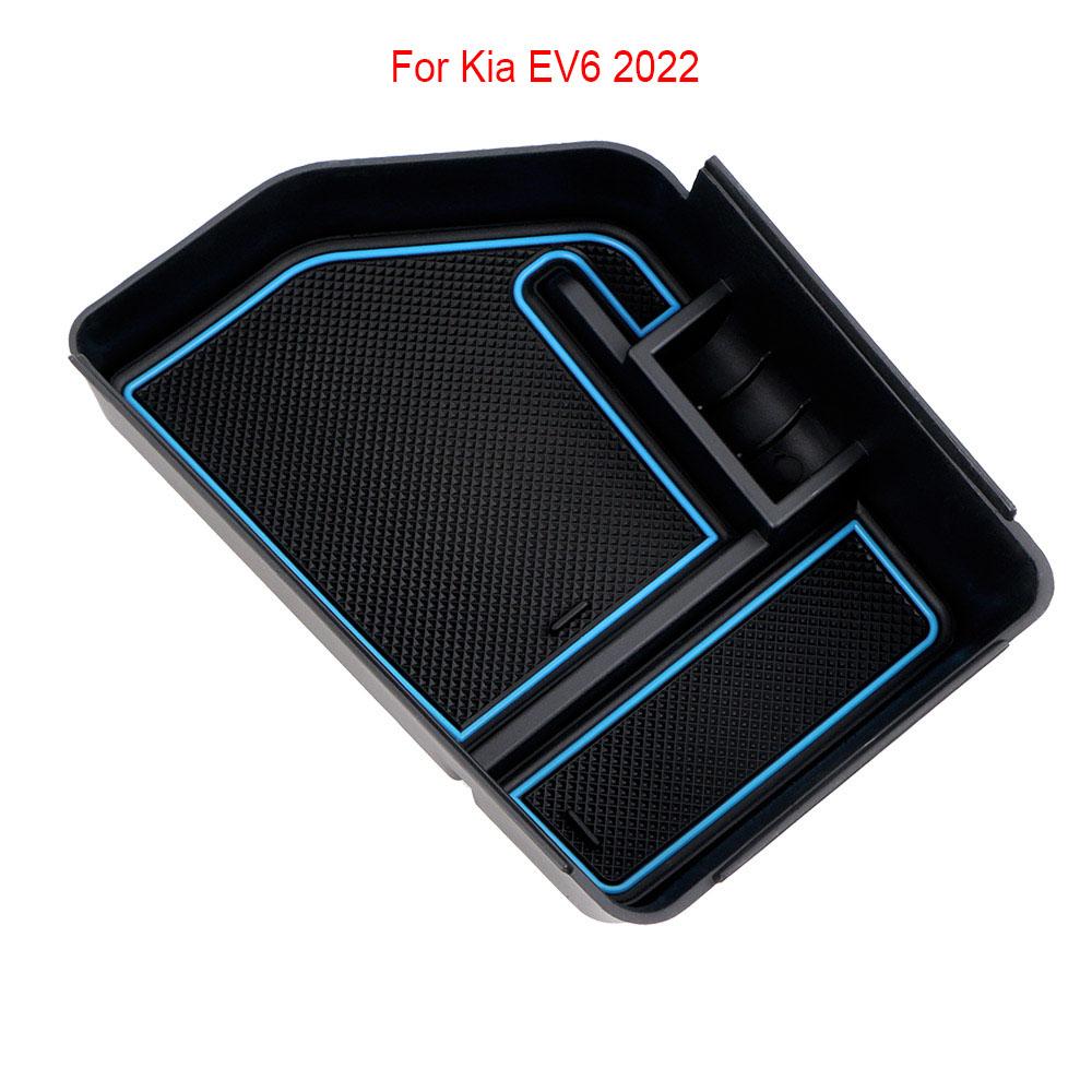 Автомобильный центральный подлокотник, держатель для ящика для хранения для Kia EV6 2022, органайзер для центральной консоли, уборка