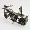 Vintage Cast Iron Harley Motorcycle Model for Home Decor Collectors Retro Iron Motorcycle Figurine Sculpture for Nostalgic