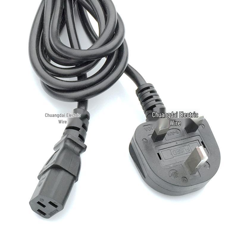 PSB Singapore MS589 Malaysia SS145 BS1363 UK Standard 3-Pin Clover & Figure-8 Tail Power Cord