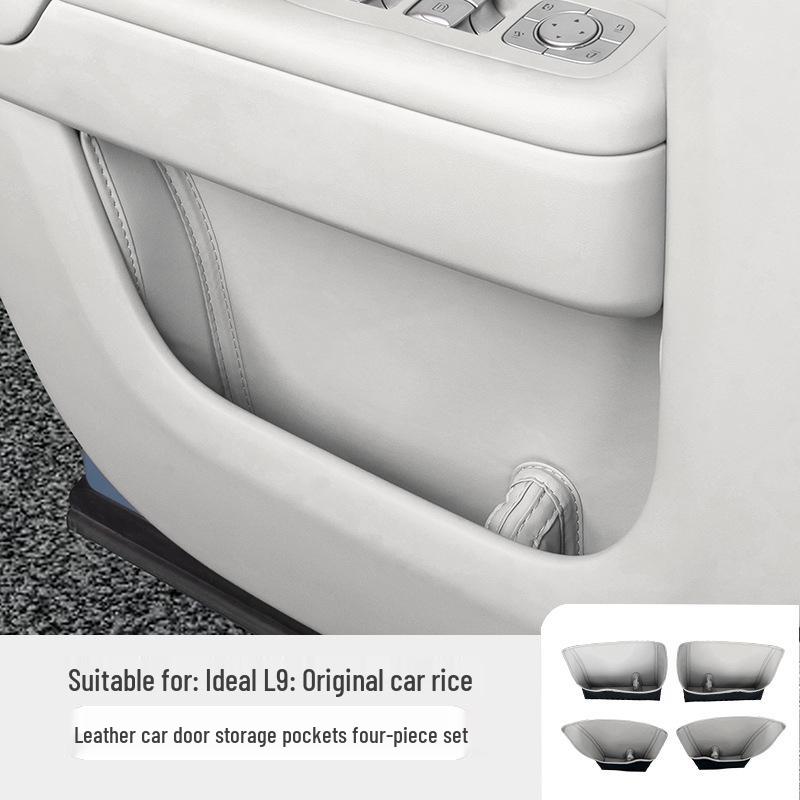 Идеальный L9/L8/L7 Автомобильный карман для хранения на двери, коврик в углубление и коробка для аксессуаров для интерьера