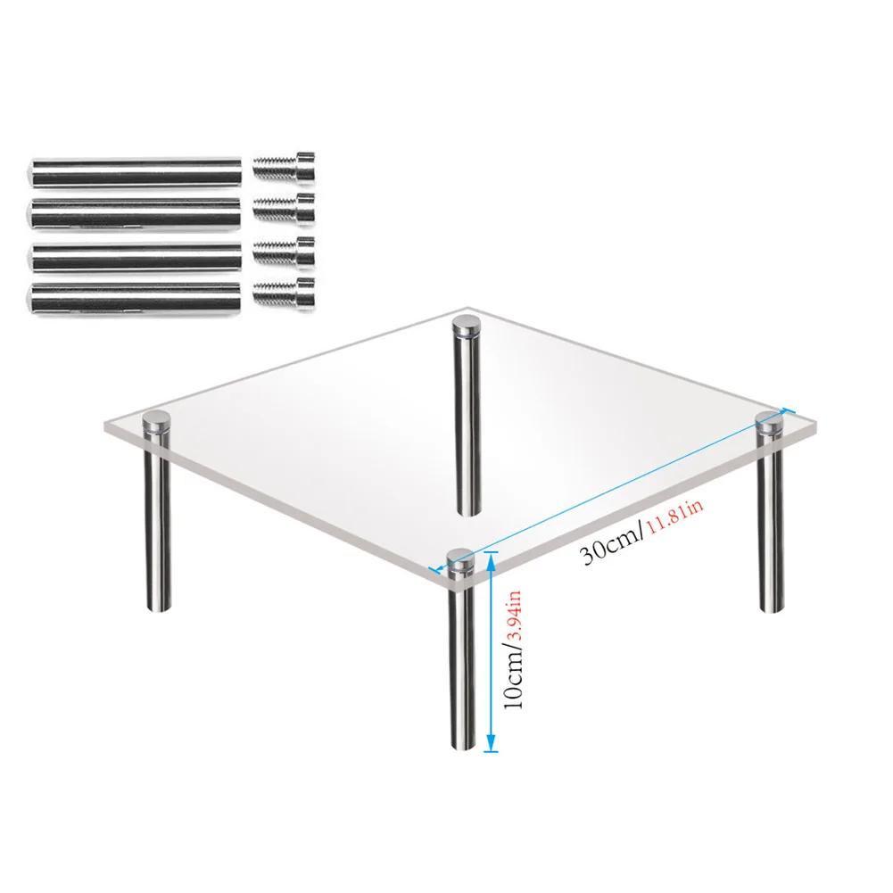 15/20/25/30cm Acrylic Cake Stand Cupcake Stand Dessert Table Display Set For Birthday Wedding Party Household Stand