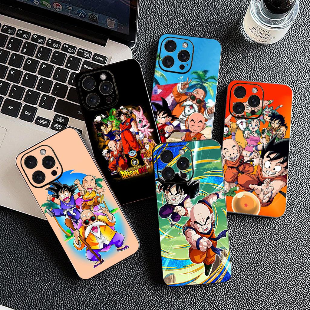 Cover for Apple iPhone 17 Pro XS Max Air 6 7 8 Plus 5 + SE 2022 SE2 16E 8+ Casing Phone Case Wallpaper Krillin Dragon Gokus Ball