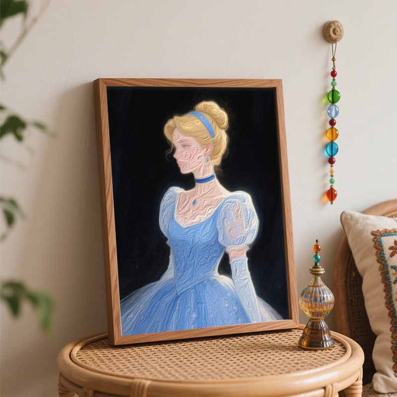 Disney Золушка картина маслом ручная роспись набор для рисования раскраска ручная работа сделай сам домашний декор подарок