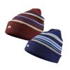 Теплая шапка для улицы, полосатая шерстяная шапка, холодная шапка, женская универсальная мужская вязаная шапка, шапка-пуловер, акриловая шапка для взрослых