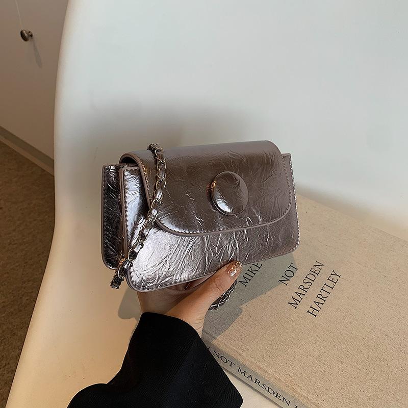 Fashionable Crossbody Small Square Bag Women's Bag New Summer Style Simple Shoulder Bag Popular Small Bag Women's Bag