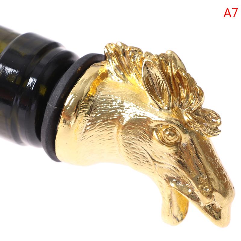 1 шт. из цинкового сплава, голова животных, пробки для бутылок вина, аэраторы для вина, подарок