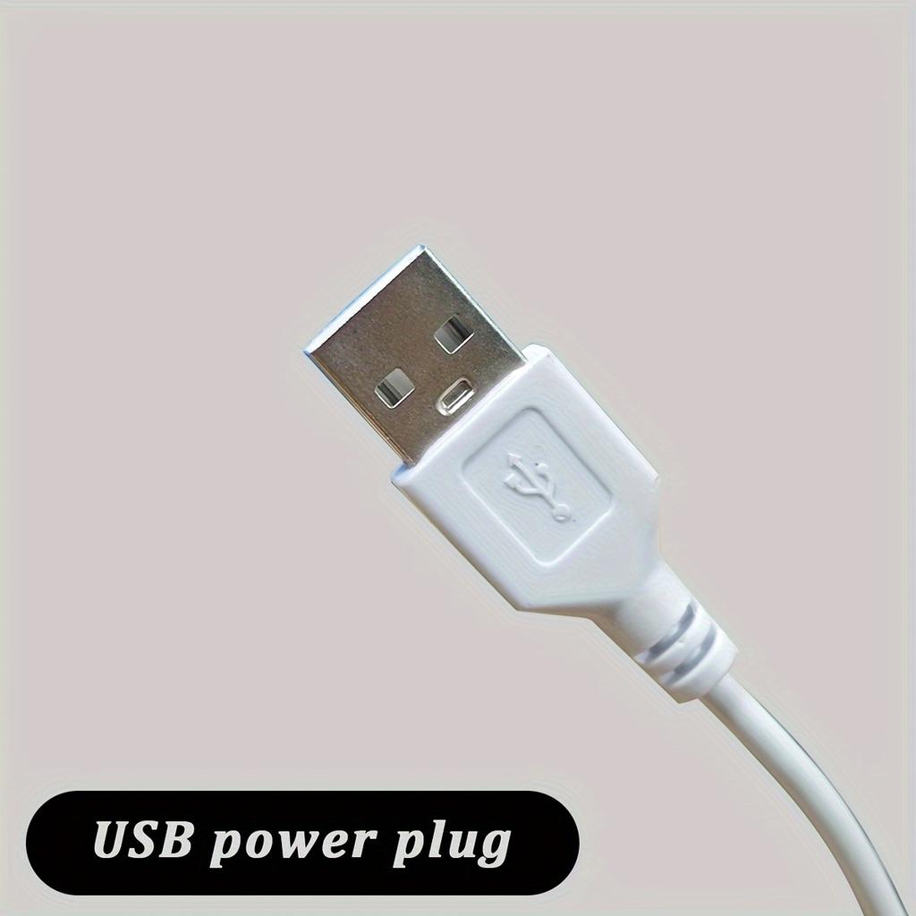 1pc Rotating Water Ripple Night Light, USB Night Lamp, RGB 16 Color Spin Creative Bedside Flame Atmosphere Lamp