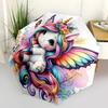1pc Unicorn Idea Pattern Automatic Umbrella, 8 Iron Frames,Suitable for Office, Travel and Outdoor Adventure.A090