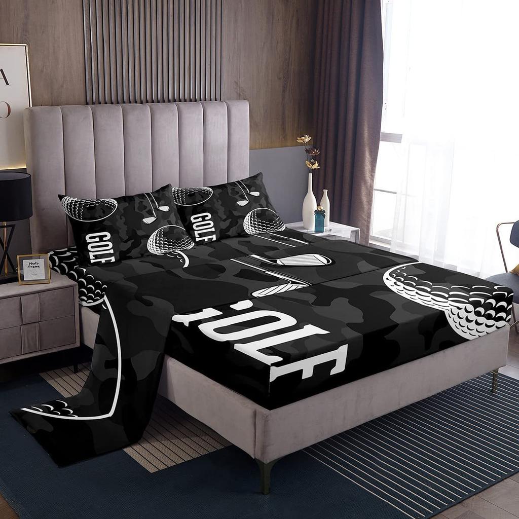 Bohemian Mushroom Pattern Bed Hat Four-Piece Bedding Set Bedroom Dormitory Bedding Decoration