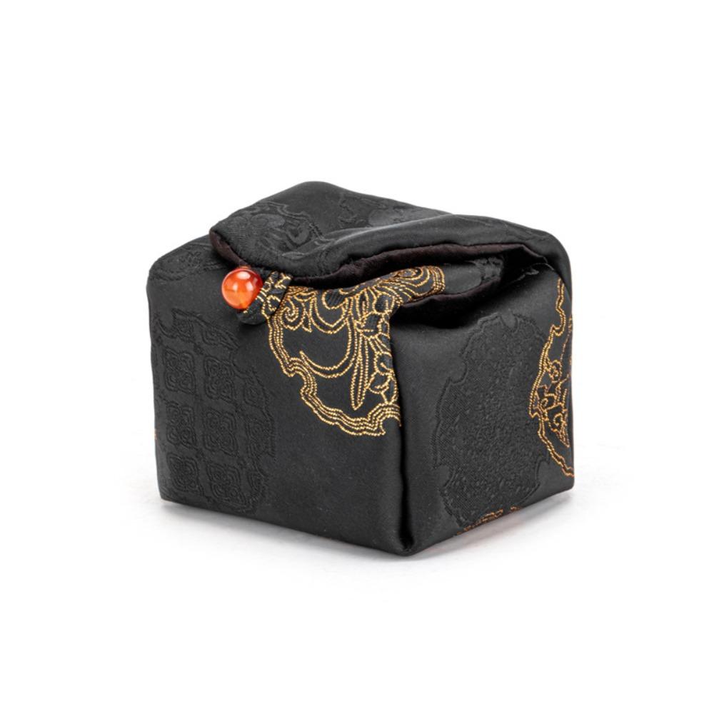 Ретро Брокад Чайный пакетик Китайский стиль Чайные грелки Карманный Чайная чашка Сумка для хранения На открытом воздухе