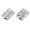 2Pcs LP E8 Camera Battery 7.4V 1900mAh Camera Battery Replacement for T3i T2i T4i T5i 600D 550D 650D