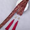 Dragon Hanfu Hair Accessories Embroidery Bow Ribbon Headwear Chinese Style Hair Band  Girl/Women