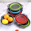 Multifunctional Foldable Retractable Drain Basket Set for Vegetables and Fruits
