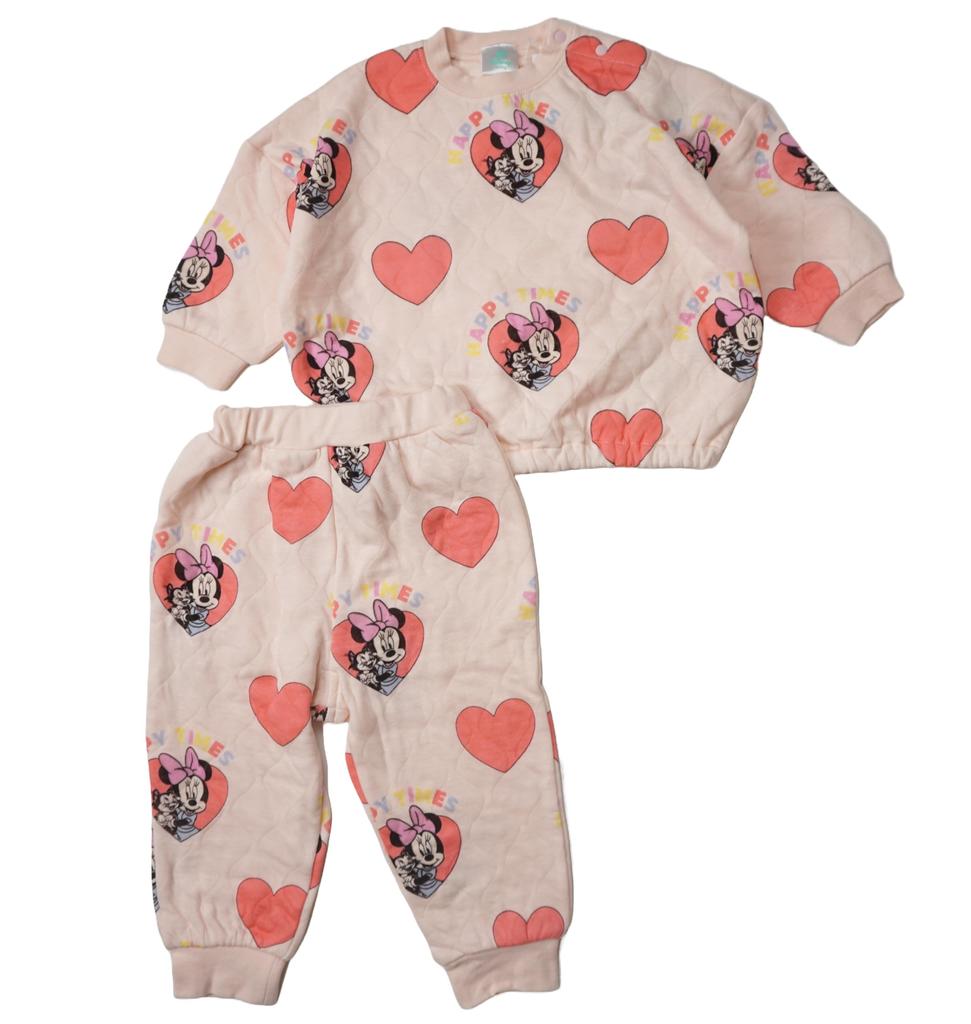 Mickey Minnie Quilt All Over Pattern Pajama Set Room Wear Kids Baby Pajamas 215109923 Minnie [Disney] '24