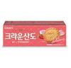 CROWN Sando Strawberry Flavor 61g – Soft & Sweet Korean Snack Cake