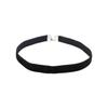 Zinc Zinc Alloy Chain Clavicle Chain Punk Necklace Velvet Collar Korean Style Jewelry Women Choker
