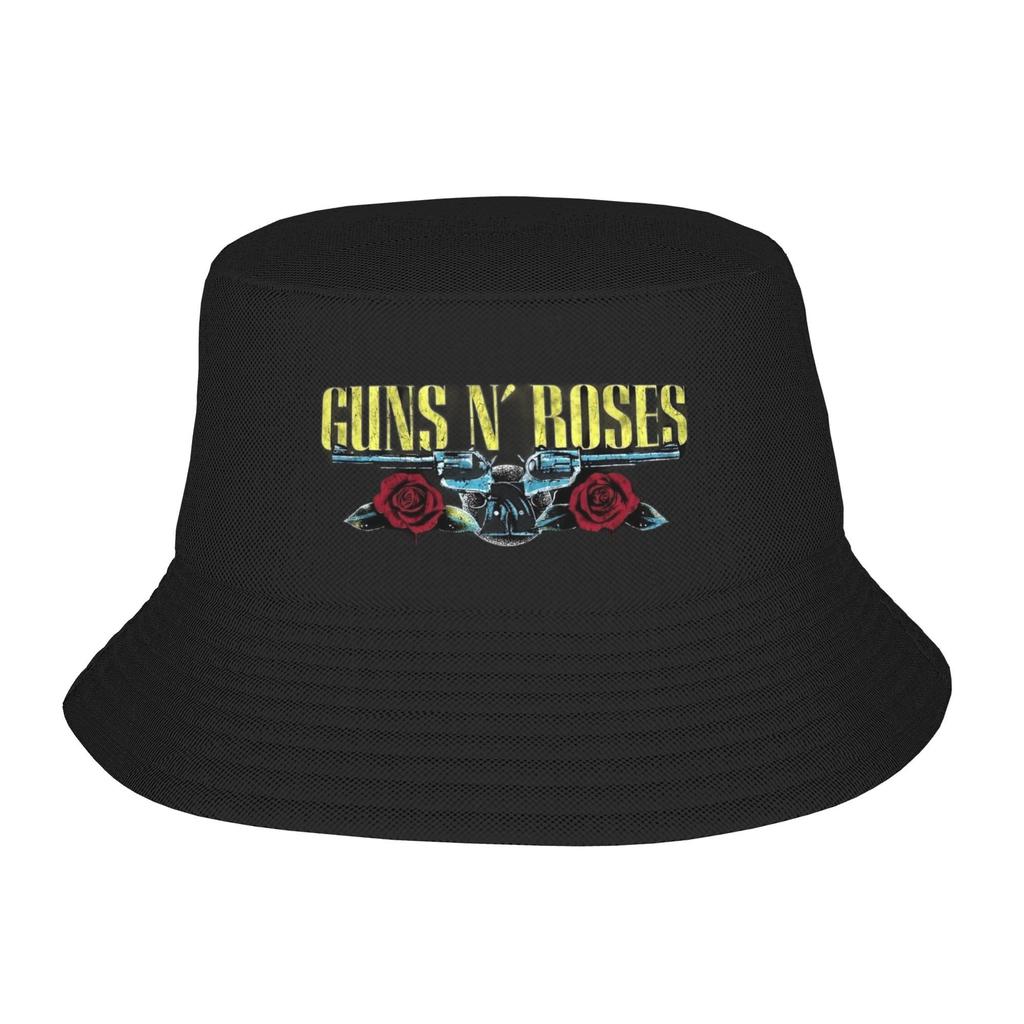 Панама Мужская Женская Легкая Для Улицы Guns N Roses Рыбалка Рыбацкая Шляпа Жаркое Лето Пляжный Отпуск Отдых Головной Убор Шляпа-Бочка