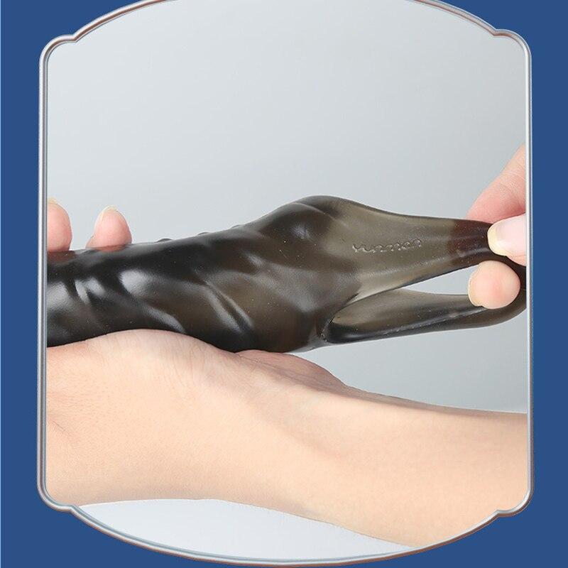 Reusable Penis Sleeve Glans Penis Enlarger Extender Delay Ejaculation Cock Ring Sex Toys for Men Couples
