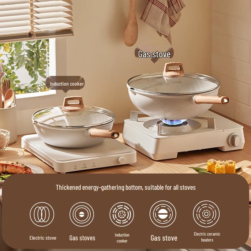 Supor Maifan Stone Non-stick Cookware Set