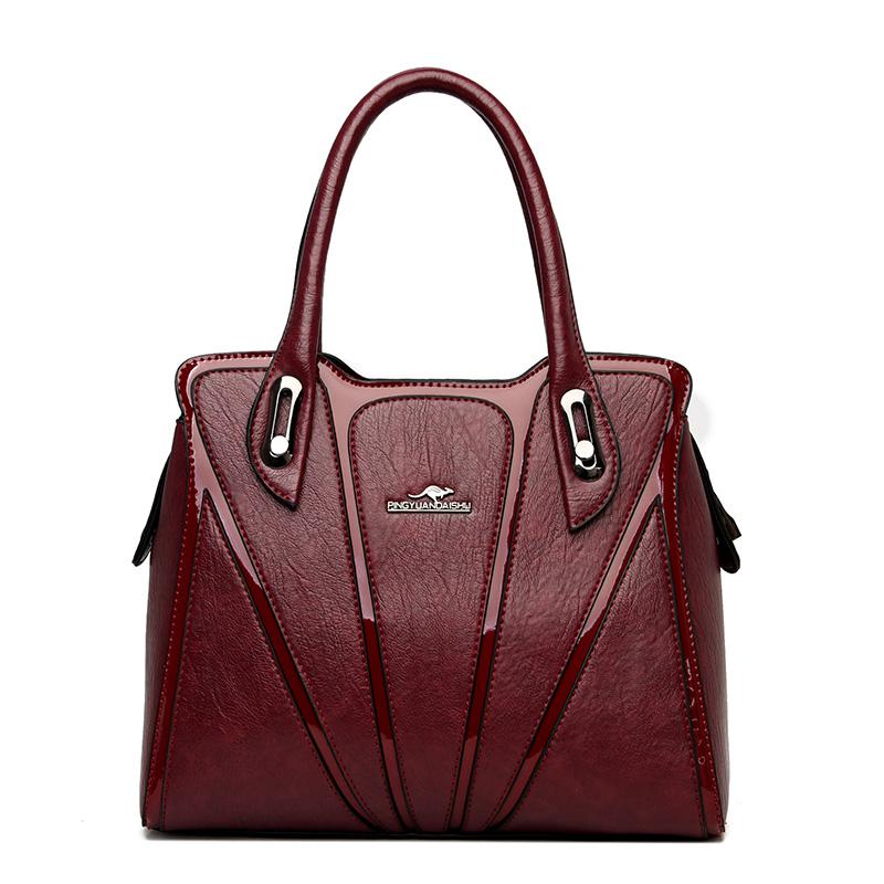 Сумка Модная сумка через плечо Женская сумка 2023 Тенденция Черная Красная Синяя Коричневая женская сумка