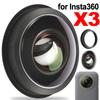 Запасная часть для ремонта объектива камеры для спортивных камер Insta360 X3, стеклянная рамка объектива, портативная защитная крышка объектива с инструментами для ремонта